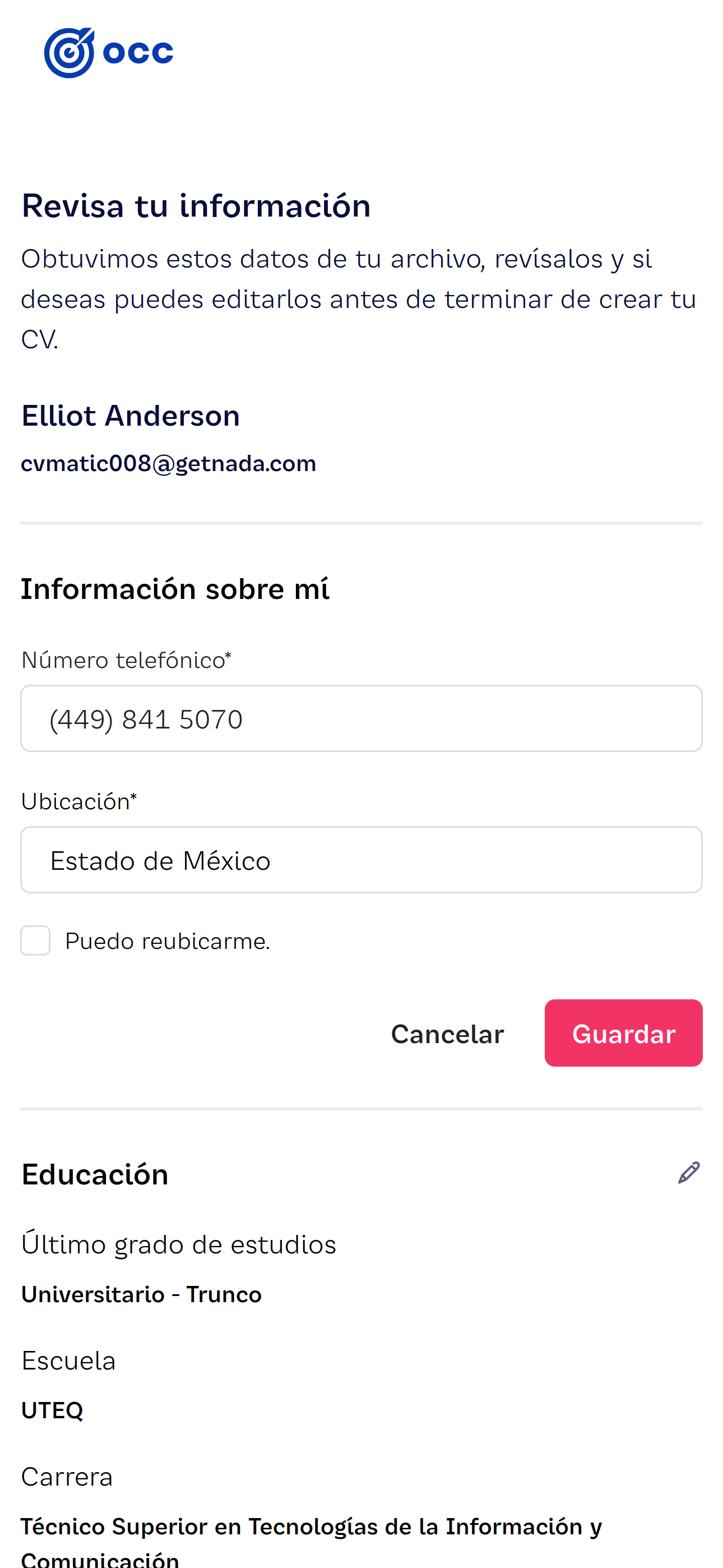 Project screenshot
